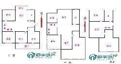复式楼层，南北通透，精装修，有证满五年
