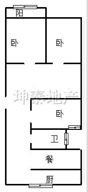 安居小区学区房，三室两厅，南北通透，黄金楼层