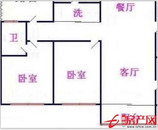龙泉街道，荆东花园，两室两厅，送露台，可贷款