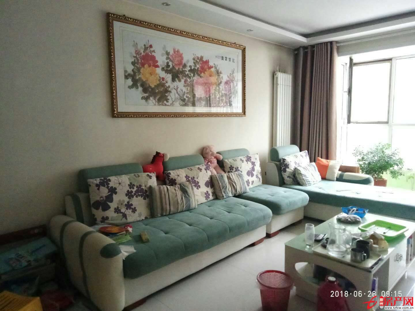 丽都水岸3楼大平台，户型方正彩光超好，精装修学，区房可贷款
