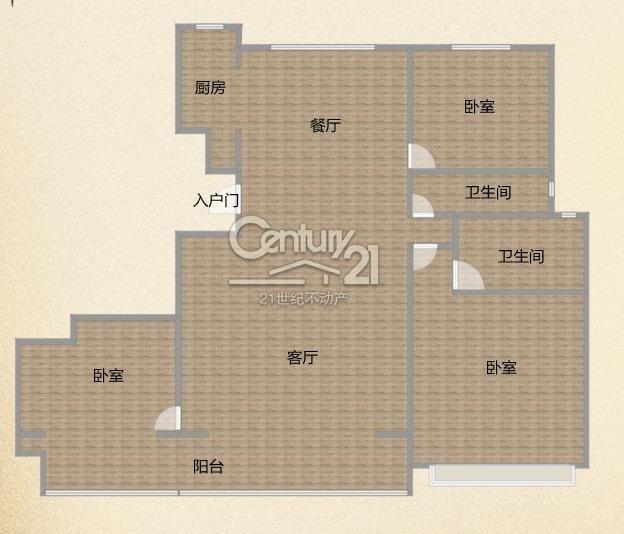 保利海德佳园   毛坯房3室2厅2卫146m2185万元